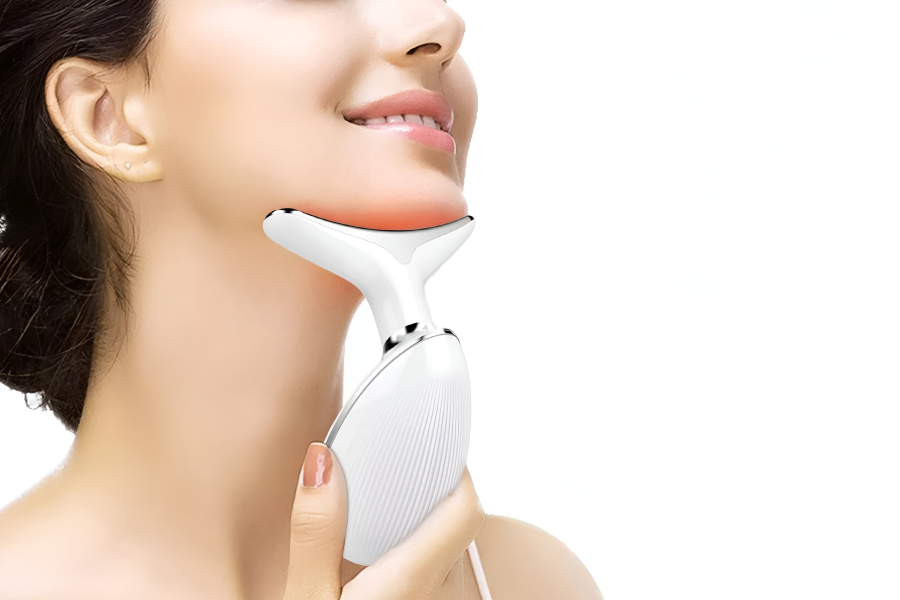 Facial massage device for wrinkles