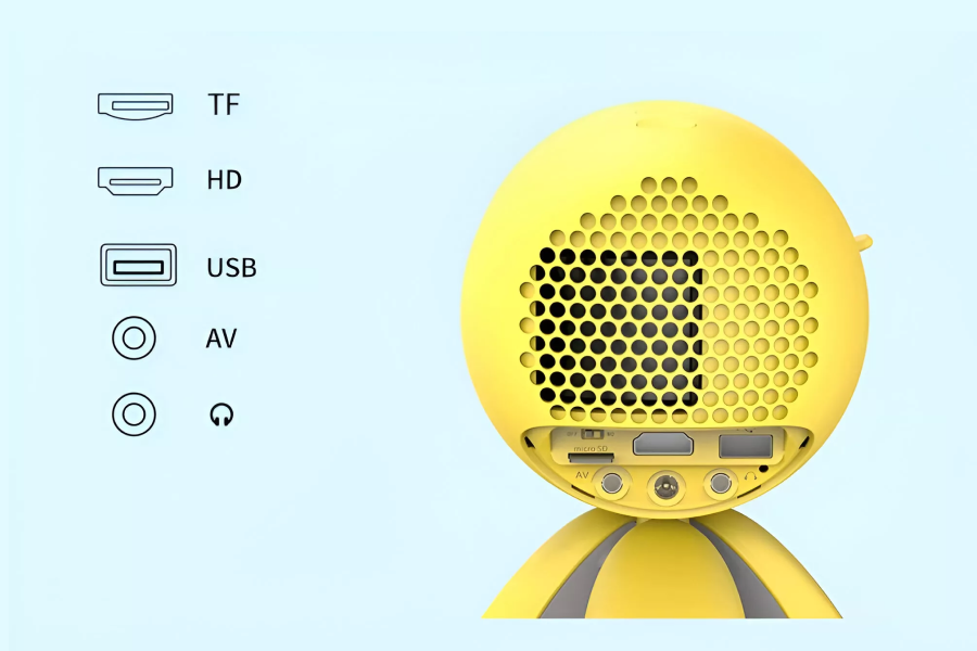 Compact projector for travel