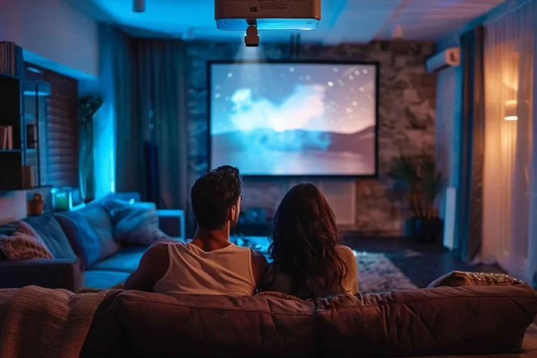 LCD projector for small room
